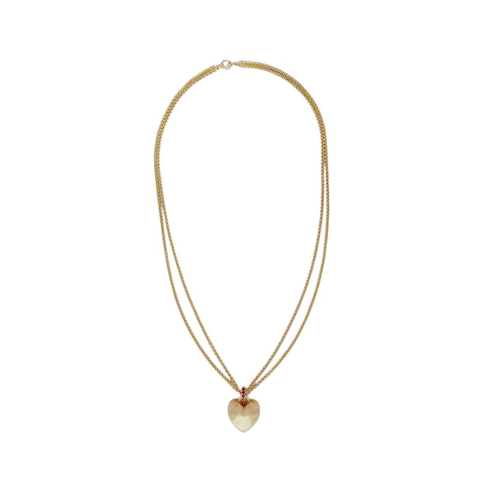 ROXANNE ASSOULIN The Textured Heart Necklace - Picture 7 of 10